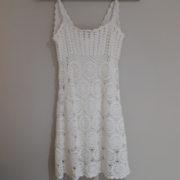White lace mini dress - Picture 5 of 7
